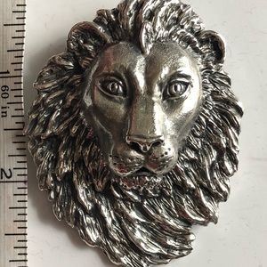Sterling silver Lion Head pendant